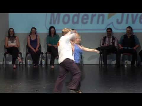 LeStep Brisbane 2012 Modern Jive Championship Finalists - Dave & Amy Ceroc Perth