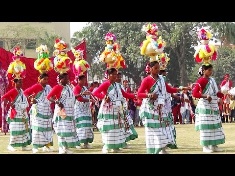 69th Indian Republic Day 2018 Celebration at Chandannagar | Tribal Folk Dance