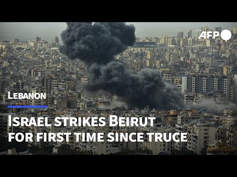 Moment Israeli strike hits Beirut’s southern suburbs | AFP