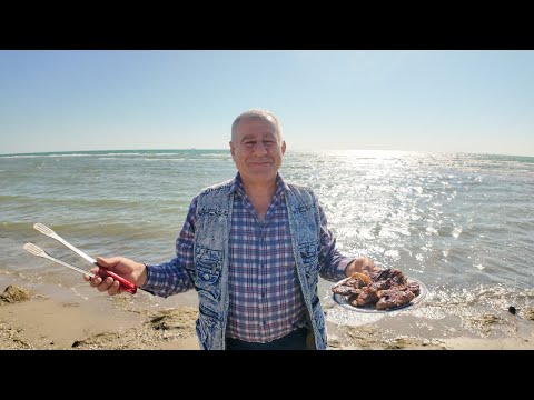 Lamb & Chicken Kebab on Stone | Traditional Outdoor Cooking