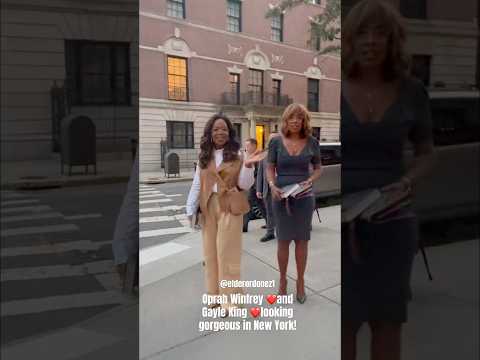 Oprah Winfrey❤️and Gayle King looked gorgeous after attending Darren Walker&rsquo;s book party in NYC #nyc