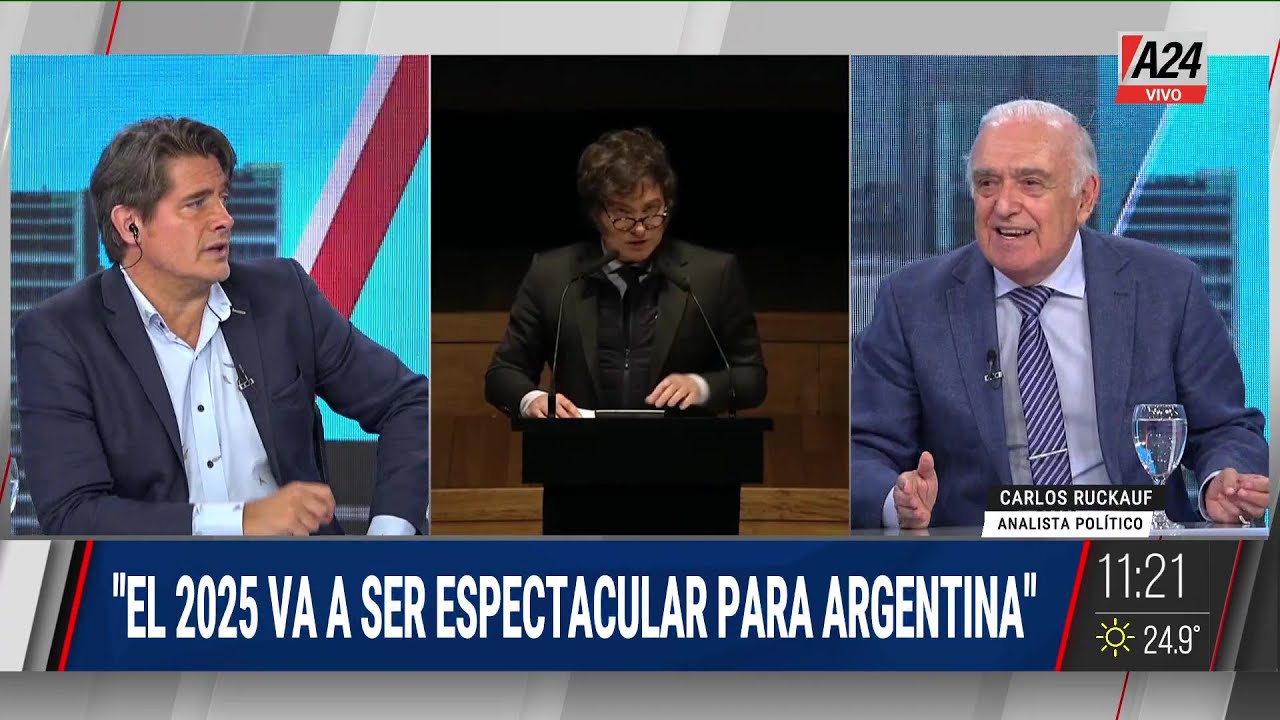 📢 CARLOS RUCKAUF: "EL 2025 VA A SER ESPECTACULAR PARA ARGENTINA"