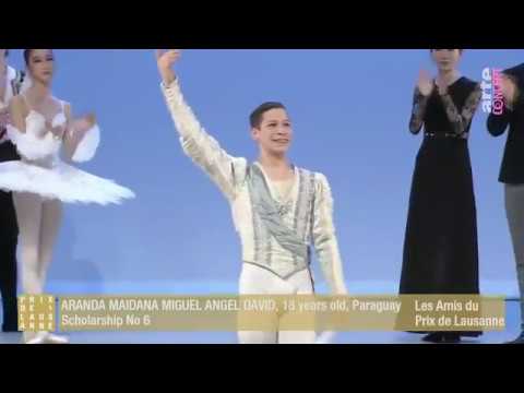 Bailarín paraguayo premiado en Prix de Lausanne 2018