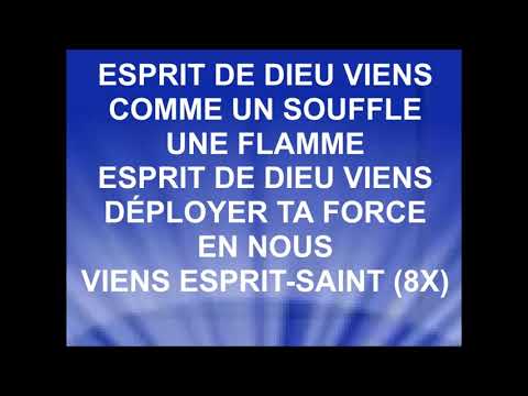 ESPRIT DE DIEU (VIENS COMME UN SOUFFLE) - Lise