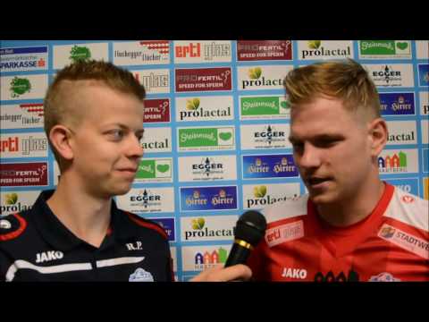 TSV Prolactal Hartberg 0:0 SV Lafnitz - Interview Florian Faist