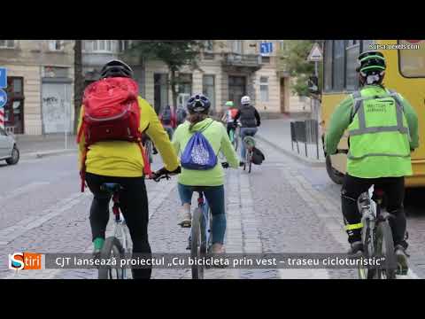 CJT lansează proiectul „Cu bicicleta prin vest – traseu cicloturistic”