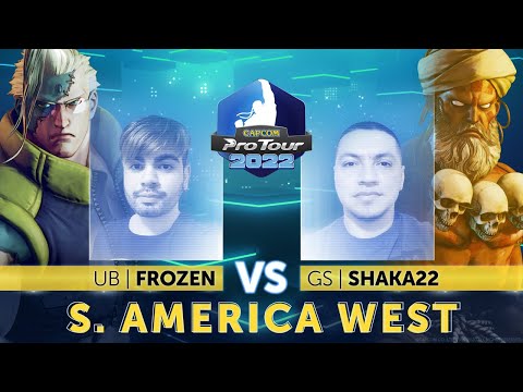 Frozen (Nash) vs. Shaka22 (Dhalsim) - Top 16 - Capcom Pro Tour 2022 South America West