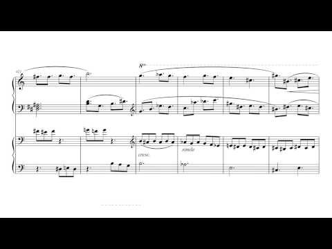 Daniel Perttu - Toccata for Piano Duet [with score]