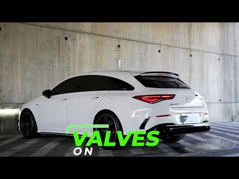 Pure Sound, 2020 CLA45S AMG X118 SB Shooting Brake w/ ARMYTRIX Straight Piped Turbo back Exhaust