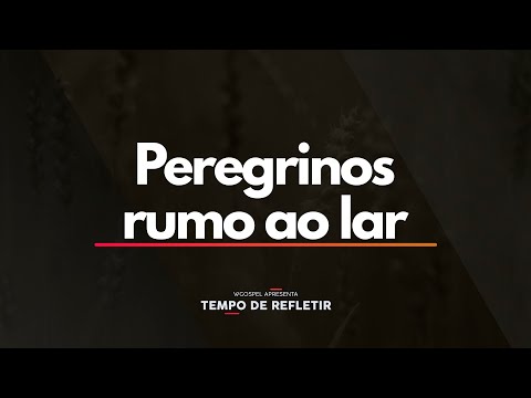Tempo de Refletir 2532 - Peregrinos rumo ao lar