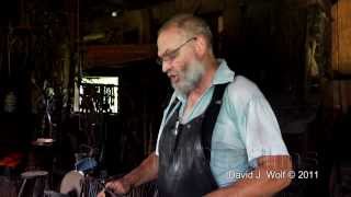 Kids Tool School at Hale Farm and Village with the Blacksmith