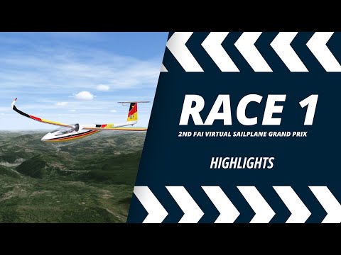 Highlights - Race 1 - 2nd FAI Virtual Sailplane Grand Prix - World Final 2023