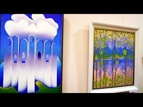 Выставка живописи Петра Лукьяненко видео