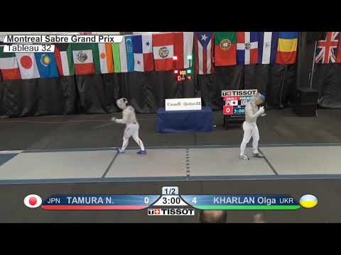 Montreal SWS 2020 - L32 - Tamura JPN v Kharlan USA (Commentary)