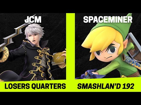 SmashLAN'd 192 Losers Quarters - Jcm (Robin) vs SpaceMiner (Toon Link) - SSBU Tournament