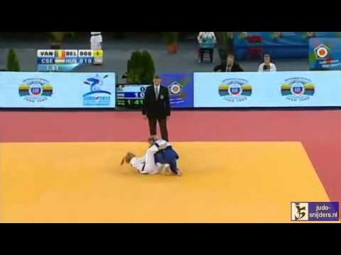 Judo 2013  European Championships Budapest: van Snick (BEL) - Csernoviczki (HUN) [-48kg] final