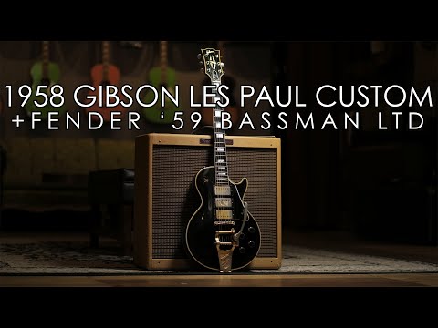 "Pick of the Day" -1958 Gibson Les Paul Custom and Fender '59 Bassman Ltd