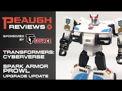 Video Review: Cyberverse Spark Armor Prowl UPDATE/UPGRADE!
