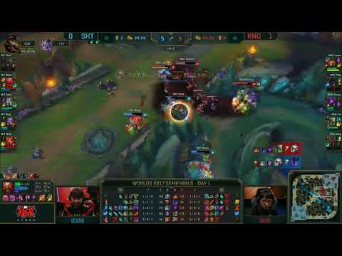 RNG Letme - INSANE GNAR TRIPLE KILL (RNG vs SKT Worlds 2017 Highlight)