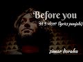 Before you ( lyrics ) |Simar Doraha | New Punjabi Song 2023| Sad Song |