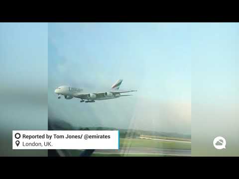 Landung im Nebel in London