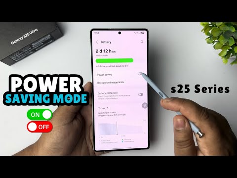 How To Turn Power Saving Mode ON/OFF in Samsung Galaxy S25/ S25+/ S25 Ultra