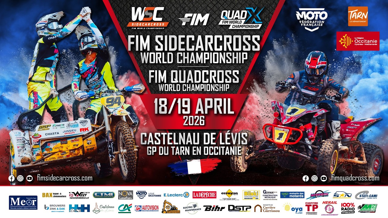 GP1 Castelnau de Levis - FIM Sidecarcross World Championship 2026