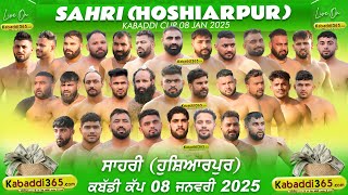 Sahri (Hoshiarpur) Kabaddi Cup 08 Jan 2025