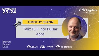 Timothy Spann: FLiP Into Pulsar Apps