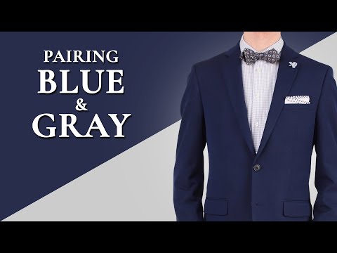 How to Wear Blue & Gray - Color Combinations for Blues...