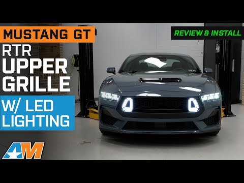 2024-2025 Mustang GT RTR Upper Grille with LED Air Intakes Review & Install