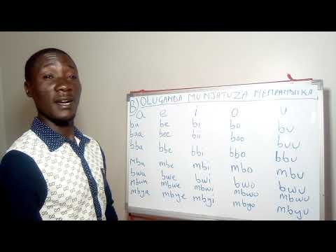 Yiga oluganda munjatuza ne'mpandiika entuufu.