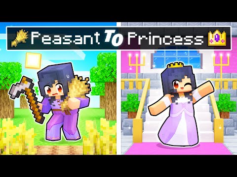 Aphmau - From PEASANT To PRINCESS Story In Minecraft!