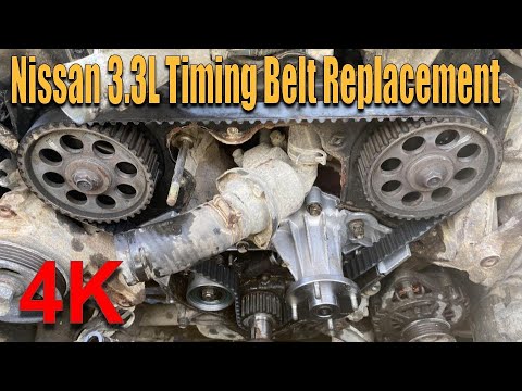 How to Change a Nissan 3.3L Timing Belt + Water Pump