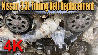 How to Change a Nissan 3.3L Timing Belt + Water Pump