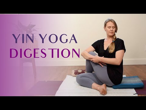 Yin Yoga for Digestive Health | 30 min Yin Yoga to Rest and Digest 🍋
