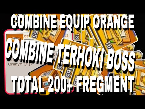 COMBINE EQUIP ORANGE 200+ FREGMENT ONE PUCH MAN THE STRONGEST