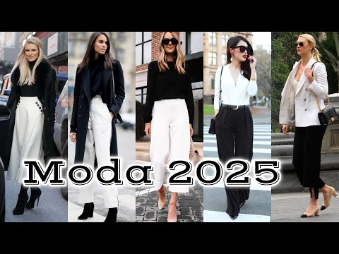 MODA 2025 Outfits LOOKS COMBINACIONES SENCILLAS PARA MUJER TENDENCIAS