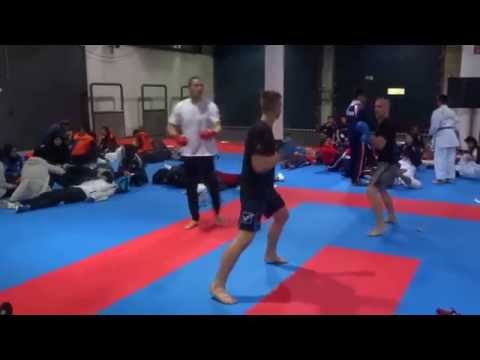 Warm-up Area - 3man Fights - 2014 World Karate Championships | WORLD KARATE FEDERATION