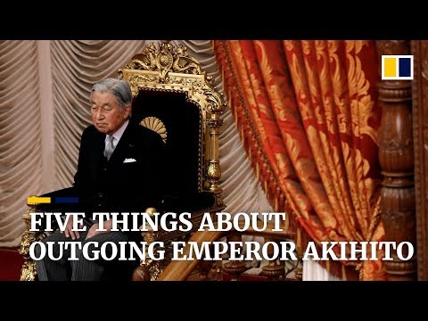Five things about Japan’s outgoing Emperor Akihito