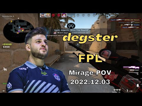 OG degster plays Mirage @ FPL 2022.12.03 - CSGO POV
