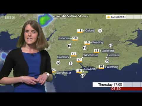 Alex Osbourne - South Today weather - (6th June 2019) - 60 fps