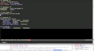 Using Robot + Selenium for automatic browser testing