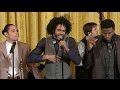 Hamilton cast performs "Alexander Hamilton" at White House