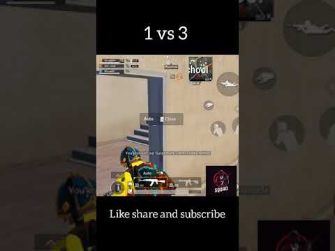 1 vs 3    #shorts #30fpsplayer #bgmi #pubg #tamil #mvppraga #mvpsquad