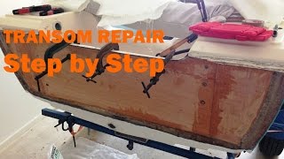 Transom Repair Made EASY - Step by Step