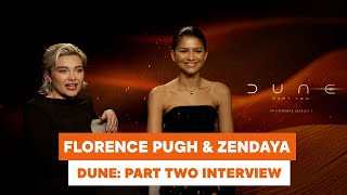 Florence Pugh & Zendaya on 'Dune: Part Two', their strong female characters and... spice bags