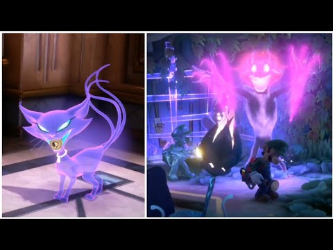 Luigi's Masion 3 Boss #9 - Polterkitty - Encounter #1 The Ghost Cat 2019