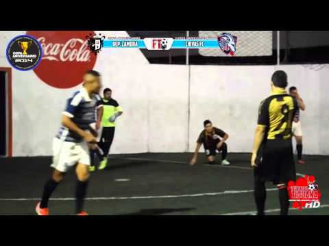 Deportivo Zamora VS Chivas FC - Copa Aniversario 2014 Futbol Rapido El Seminario