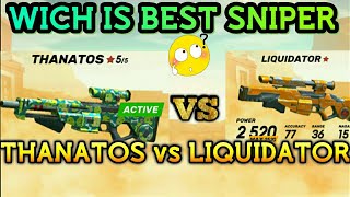 GUNS OF BOOM THANATOS vs LIQUIDATOR ft ultimate gameplay and reviews